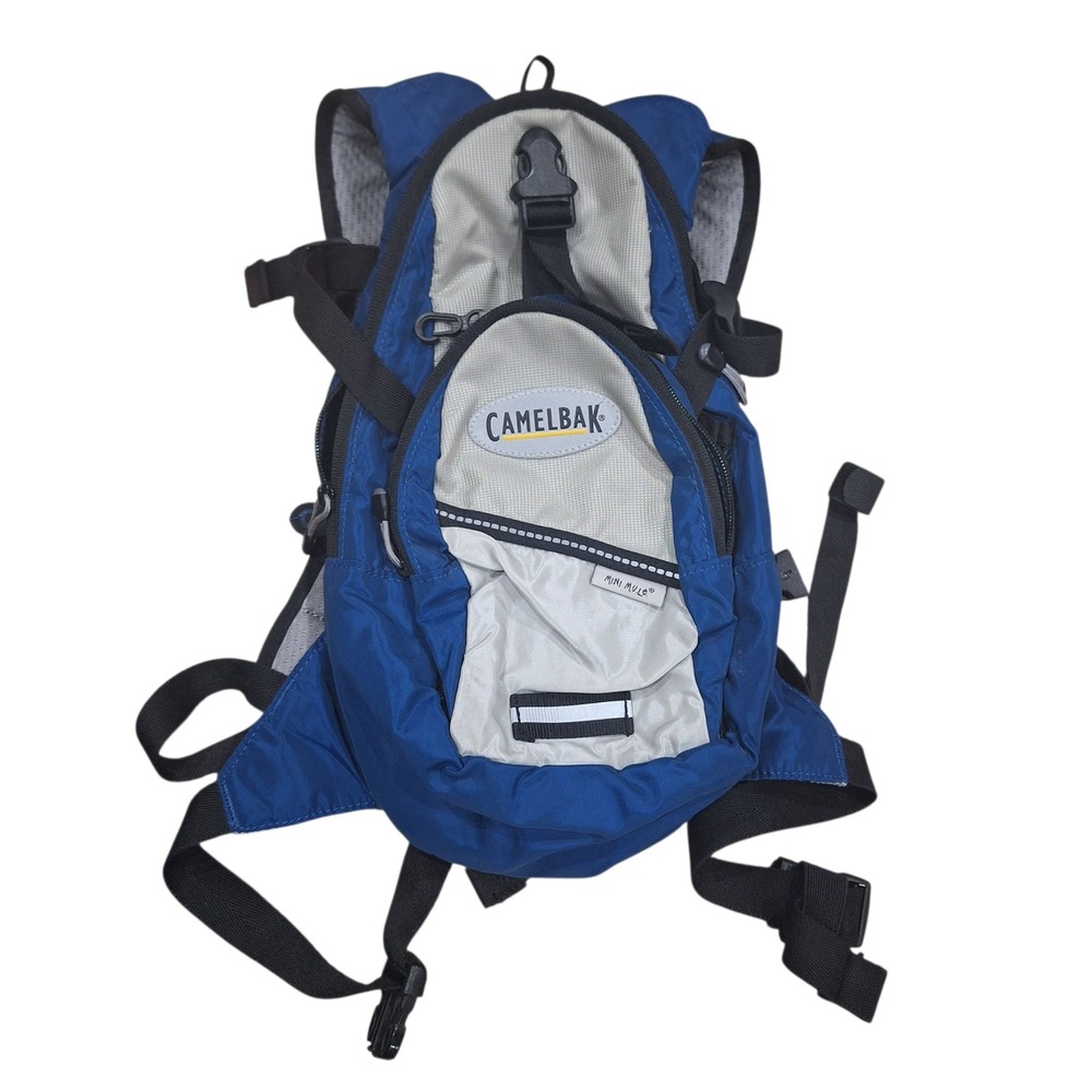Camelbak Mini Mule Hydration‎ Pack Backpack Blue Hiking Outdoor Travel